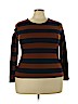 Assorted Brands Brown 3/4 Sleeve Top Size 4X - photo 1