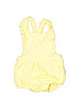 Cat & Jack 100% Cotton Stripes Yellow Short Sleeve Onesie Size 0-3 mo - photo 1