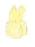 Cat & Jack 100% Cotton Stripes Yellow Short Sleeve Onesie Size 0-3 mo - photo 2