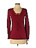 Lucky Brand Red Long Sleeve Top Size XS - photo 1