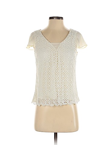 Skies Are Blue Short Sleeve Blouse (view 1)