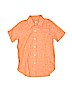 Gap Kids Orange Short Sleeve Button-Down Shirt Size 6 - 7 - photo 1