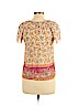 Lucky Brand Tan Short Sleeve Blouse Size XS - photo 2