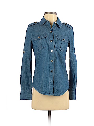 Tory Burch Long Sleeve Button-Down Shirt (view 1)