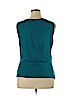 St. John Blue Sleeveless Top Size XL - photo 2