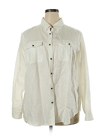 Lauren by Ralph Lauren Long Sleeve Button-Down Shirt (view 1)