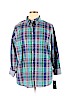 Chaps 100% Cotton Blue Long Sleeve Button-Down Shirt Size 1X - photo 1