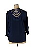 New Directions Blue 3/4 Sleeve Top Size XL - photo 2