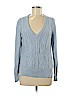 Banana Republic 100% Cotton Blue Pullover Sweater Size L (petite) - photo 1