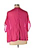 Fever Pink Short Sleeve Blouse Size XL - photo 2