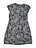 Gap Kids 100% Cotton Floral Purple Dress Size 12 - photo 2