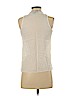 Lauren by Ralph Lauren 100% Cotton White Sleeveless Blouse Size S (petite) - photo 2