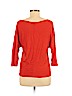 Vince. 100% Viscose Orange Long Sleeve Top Size M - photo 2