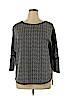 Max Studio Black 3/4 Sleeve Top Size XL - photo 1