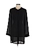 Per Se By Carlisle Black Long Sleeve Silk Top Size 12 - photo 1