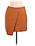 Topshop 100% Polyester Orange Casual Skirt Size 6 - photo 1