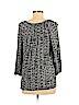 MICHAEL Michael Kors 100% Viscose Black 3/4 Sleeve Top Size M - photo 2