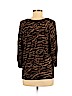 Michael 100% Rayon Brown 3/4 Sleeve Top Size M (petite) - photo 2