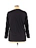 Lands' End 100% Supima Cotton Black Long Sleeve T-Shirt Size 0X - photo 2
