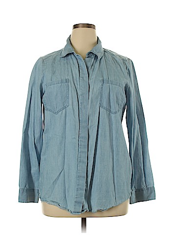 LC Lauren Conrad Long Sleeve Button-Down Shirt (view 1)