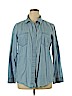 LC Lauren Conrad Blue Long Sleeve Button-Down Shirt Size XL - photo 1