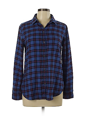 American Eagle Outfitters Long Sleeve Button-Down Shirt (view 1)