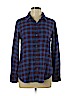 American Eagle Outfitters Blue Long Sleeve Button-Down Shirt Size M - photo 1