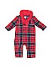 Janie and Jack 100% Cotton Plaid Red Long Sleeve Outfit Size 3-6 mo - photo 1