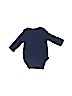 Baby Gap 100% Cotton Blue Long Sleeve Onesie Size 3-6 mo - photo 2