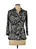 Alfani Black 3/4 Sleeve Top Size L (petite) - photo 1