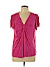 Fever Pink Short Sleeve Top Size L (petite) - photo 1