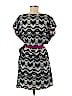 A. Byer 100% Polyester Black Casual Dress Size L - photo 2