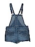 Justice 100% Cotton Blue Overall Shorts Size 20 - photo 2