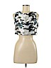 Lulu's 100% Polyester White Sleeveless Blouse Size L - photo 1
