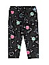 Justice 100% Polyester Print Black Leggings Size 18 - photo 2