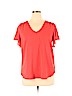 Green Envelope Red Short Sleeve Blouse Size XL - photo 1