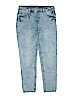 Justice Solid Blue Jeans Size 16 - photo 1