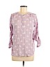 Ann Taylor LOFT Purple Long Sleeve Blouse Size M (petite) - photo 1