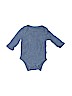 Baby Gap 100% Cotton Blue Long Sleeve Onesie Size 0-3 mo - photo 1