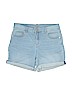 Justice Blue Denim Shorts Size 20 - photo 1