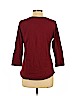 Lucky Brand 100% Cotton Burgundy Long Sleeve Top Size L - photo 2