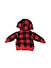 Carter's 100% Polyester Plaid Red Zip Up Hoodie 0-3 MO / 3 MO - photo 2