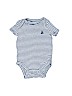 Baby Gap 100% Cotton Blue Short Sleeve Onesie Size 0-3 mo - photo 1