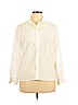 Kathy Che 100% Polyester Ivory Long Sleeve Blouse Size 14 - photo 1