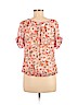 Sara Michelle Orange Short Sleeve Blouse Size M (petite) - photo 2