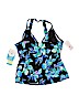 Caribbean Joe Blue Swimsuit Top Size 14 - photo 2