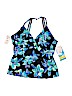 Caribbean Joe Blue Swimsuit Top Size 14 - photo 1