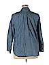 Old Navy 100% Cotton Blue Long Sleeve Button-Down Shirt Size XL - photo 2