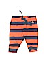 Baby Gap 100% Cotton Stripes Orange Sweatpants Size 0-3 mo - photo 1