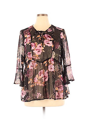 Style&Co Long Sleeve Blouse (view 1)